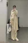 Marc le bihan long net eye skirt 2752 tilleul